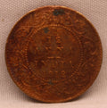 1\12 Anna 1912 George V Bronze coins