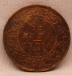 1\12 Anna 1913 George V Bronze coins
