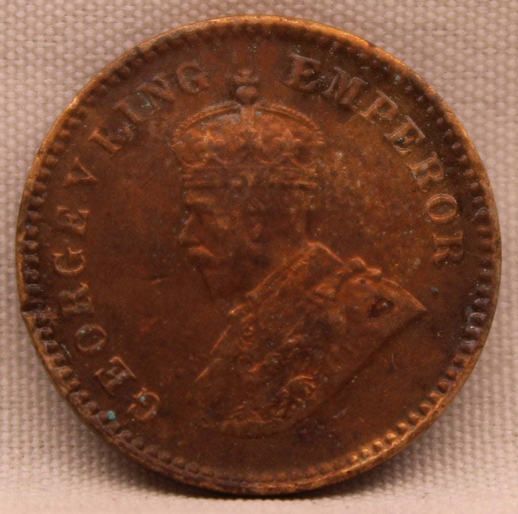 1\12 Anna 1913 George V Bronze coins