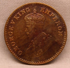 1\12 Anna 1927 George V Bronze coins