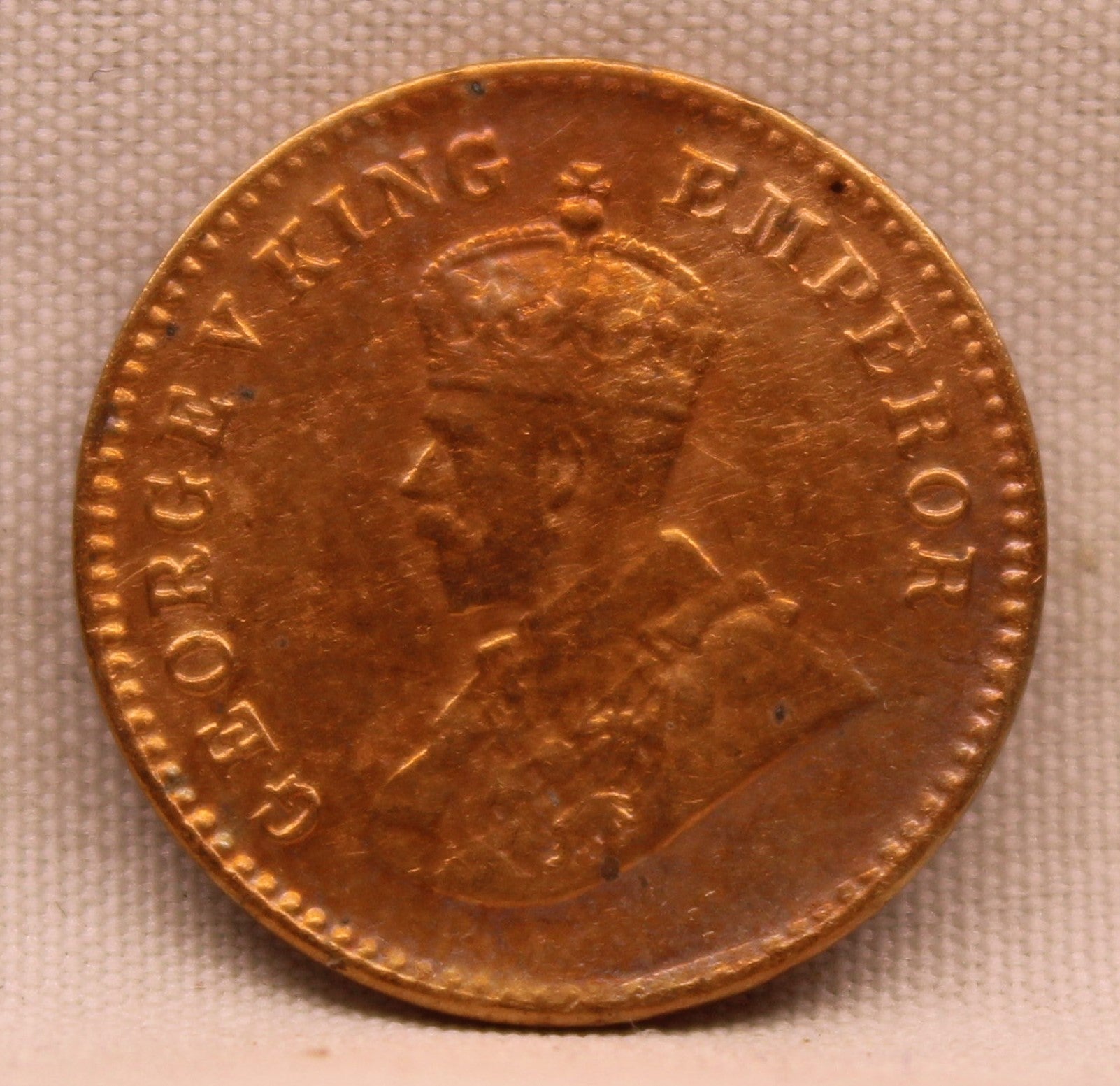 1\12 Anna 1930 George V Bronze coins