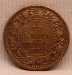 1\12 Anna 1932 George V Bronze coins