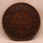 Half Pice 1912 George V Bronze coins