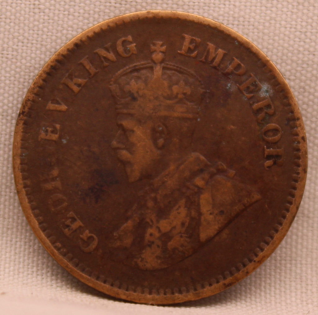 Half Pice 1915 George V Bronze coins