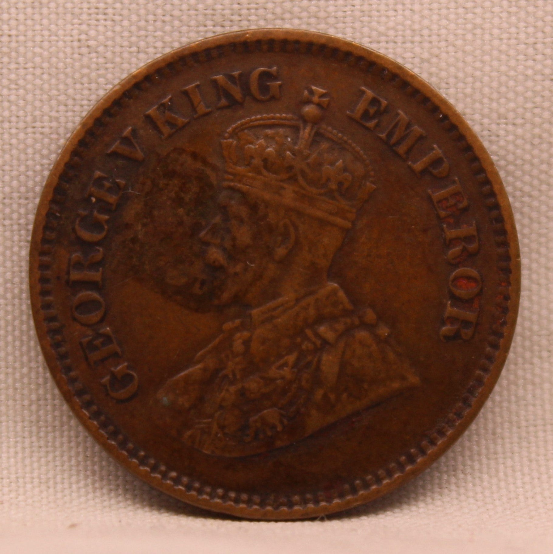 Half Pice 1916 George V Bronze coins