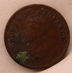 Half Pice 1917 George V Bronze coins