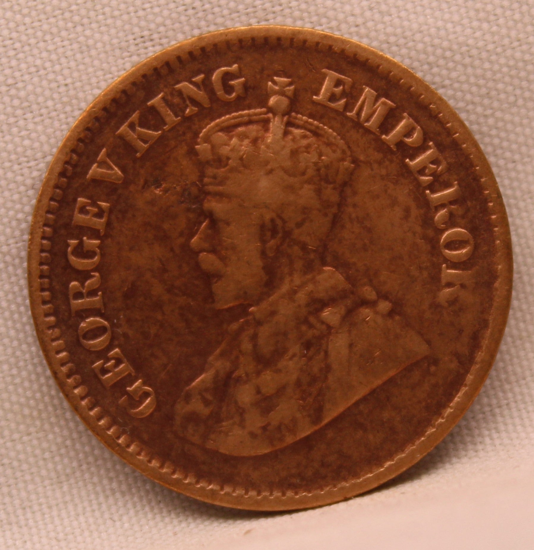 Half Pice 1918 George V Bronze coins