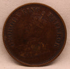 Half Pice 1919 George V Bronze coins