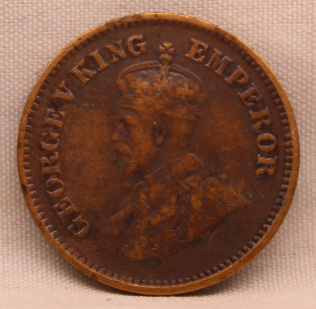 Half Pice 1921 George V Bronze coins