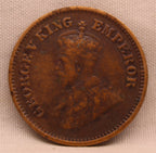 Half Pice 1921 George V Bronze coins