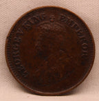 Half Pice 1922 George V Bronze coins