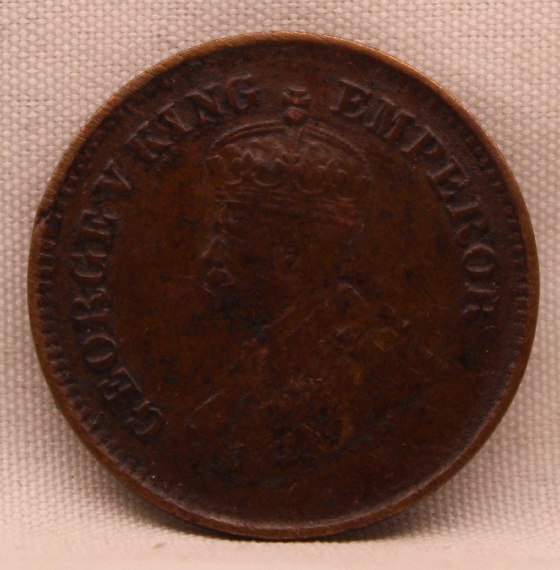 Half Pice 1922 George V Bronze coins