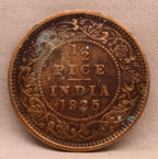 Half Pice 1925 George V Bronze coins