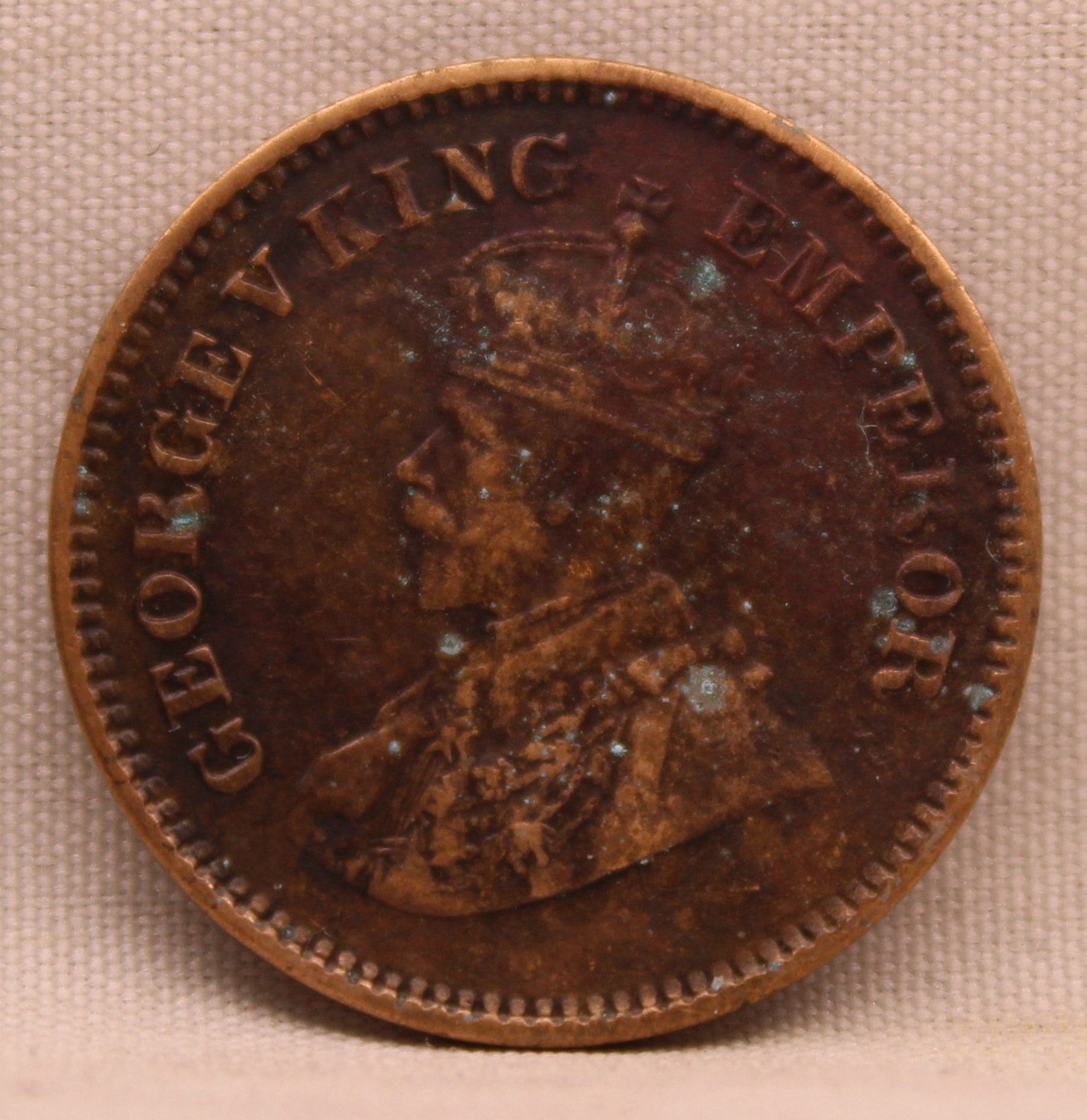 Half Pice 1925 George V Bronze coins