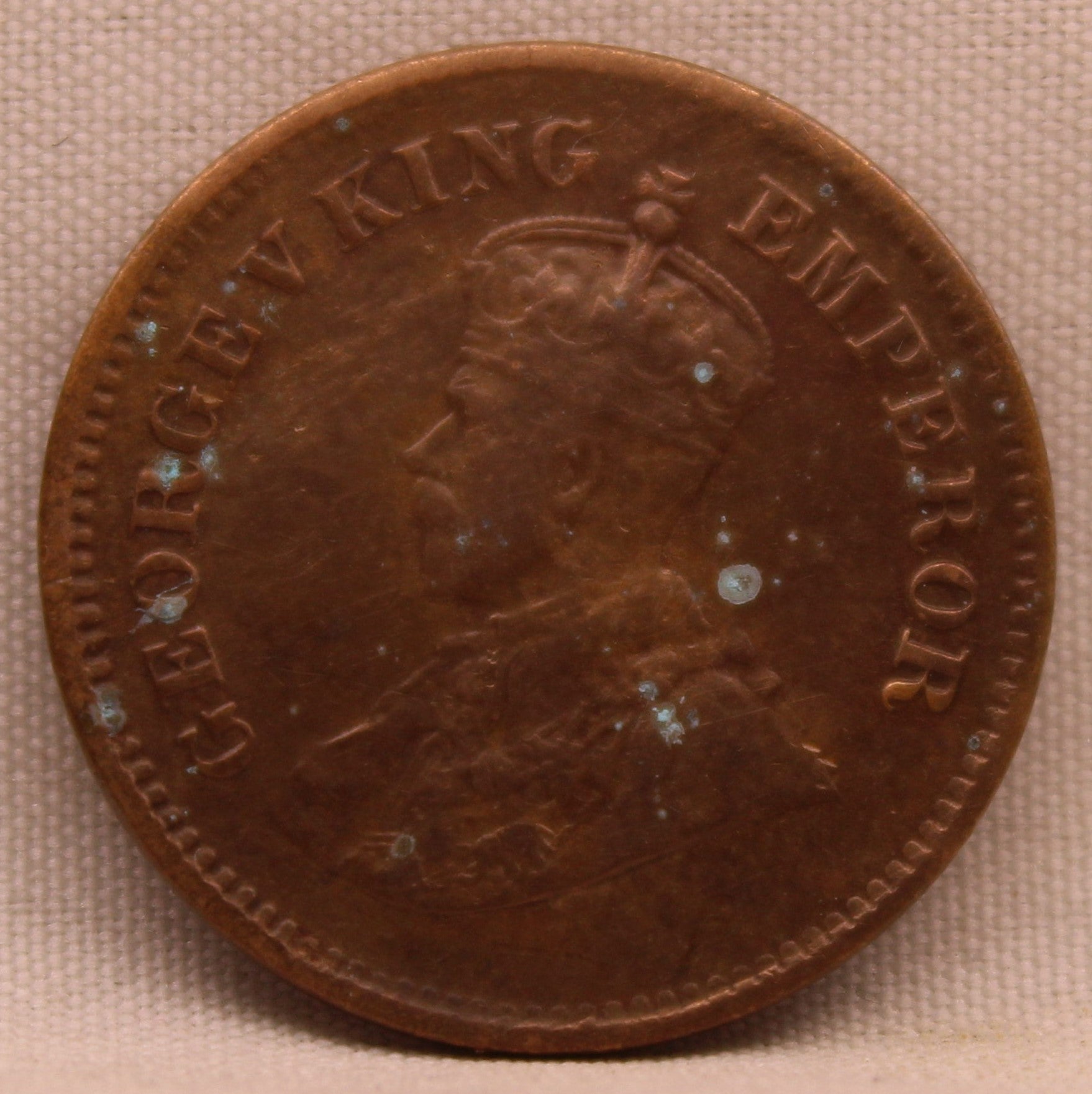 Half Pice 1926 George V Bronze coins