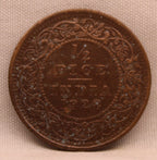 Half Pice 1928 George V Bronze coins