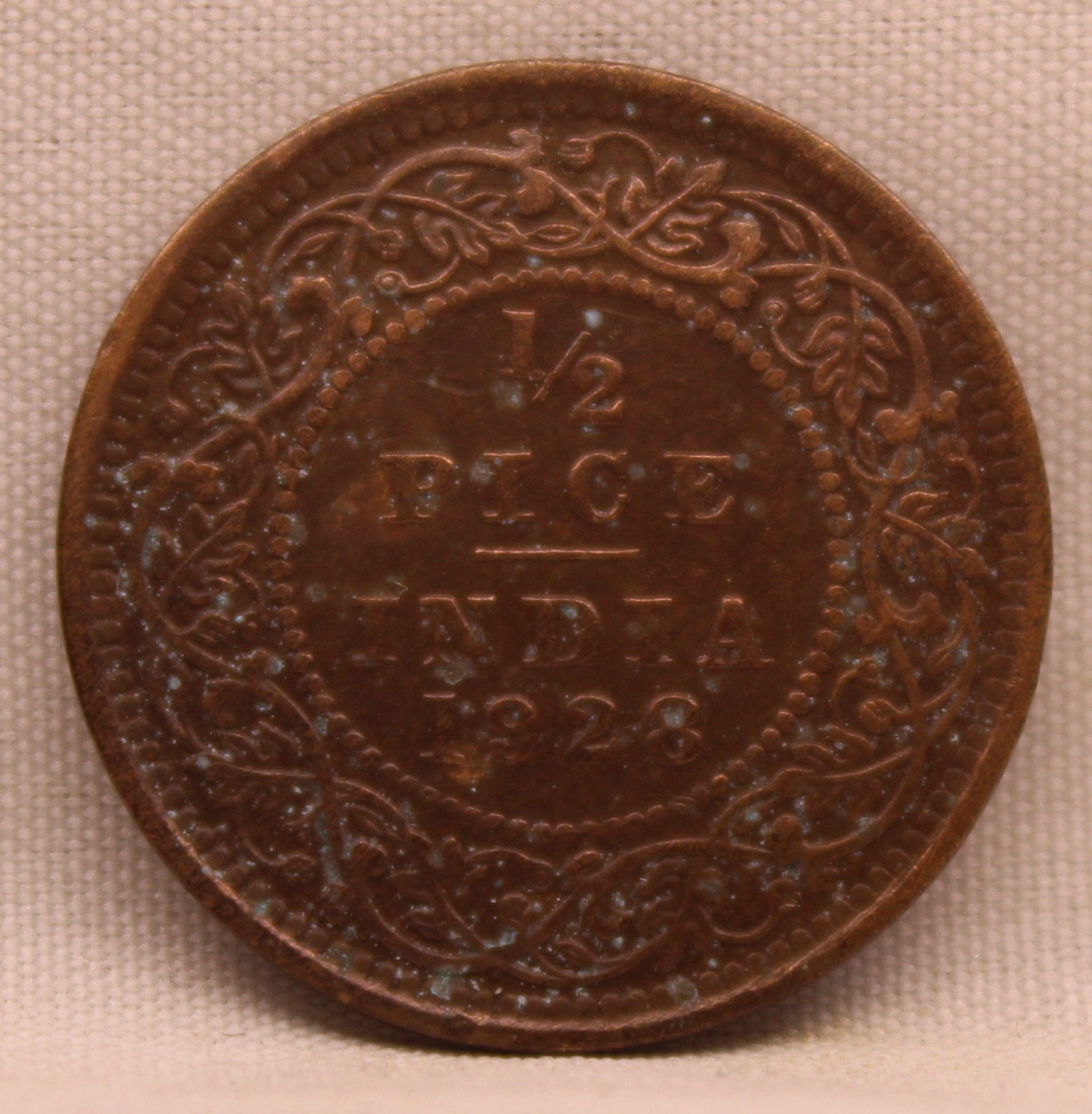 Half Pice 1928 George V Bronze coins