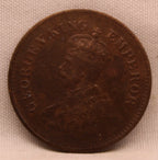 Half Pice 1928 George V Bronze coins