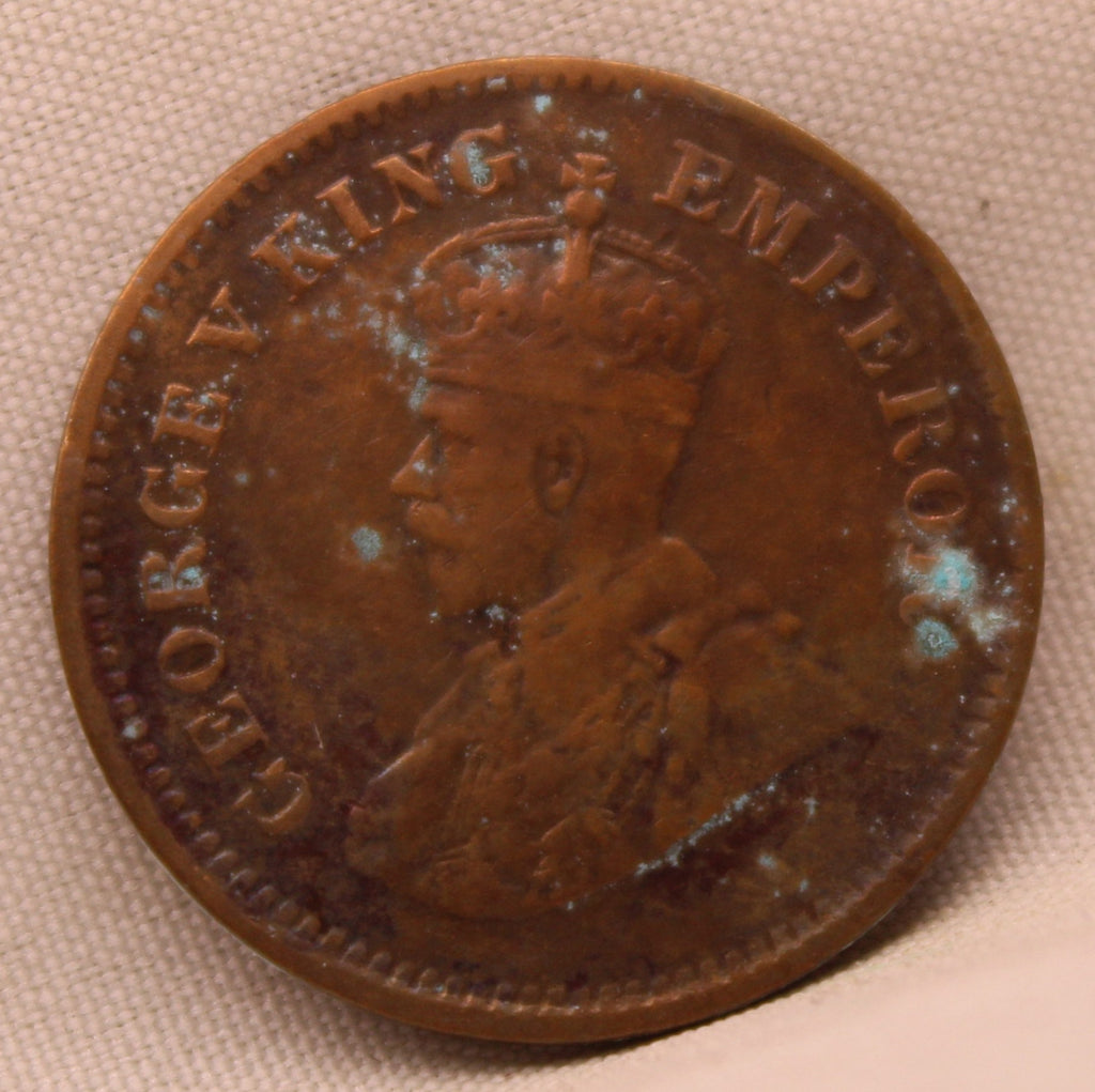 Half Pice 1929 George V Bronze coins
