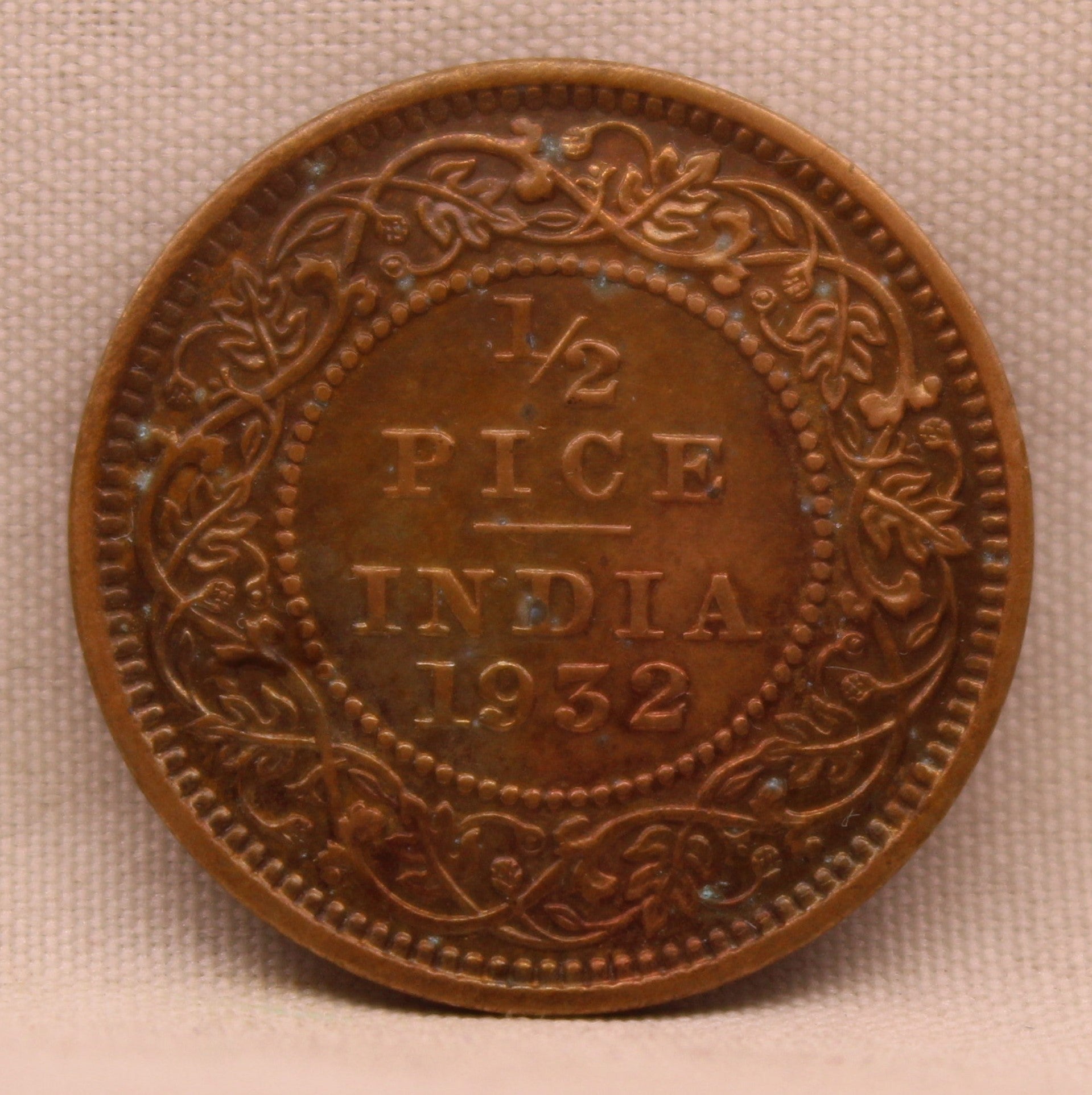 Half Pice 1932 George V Bronze coins