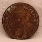 Half Pice 1933 George V Bronze coins