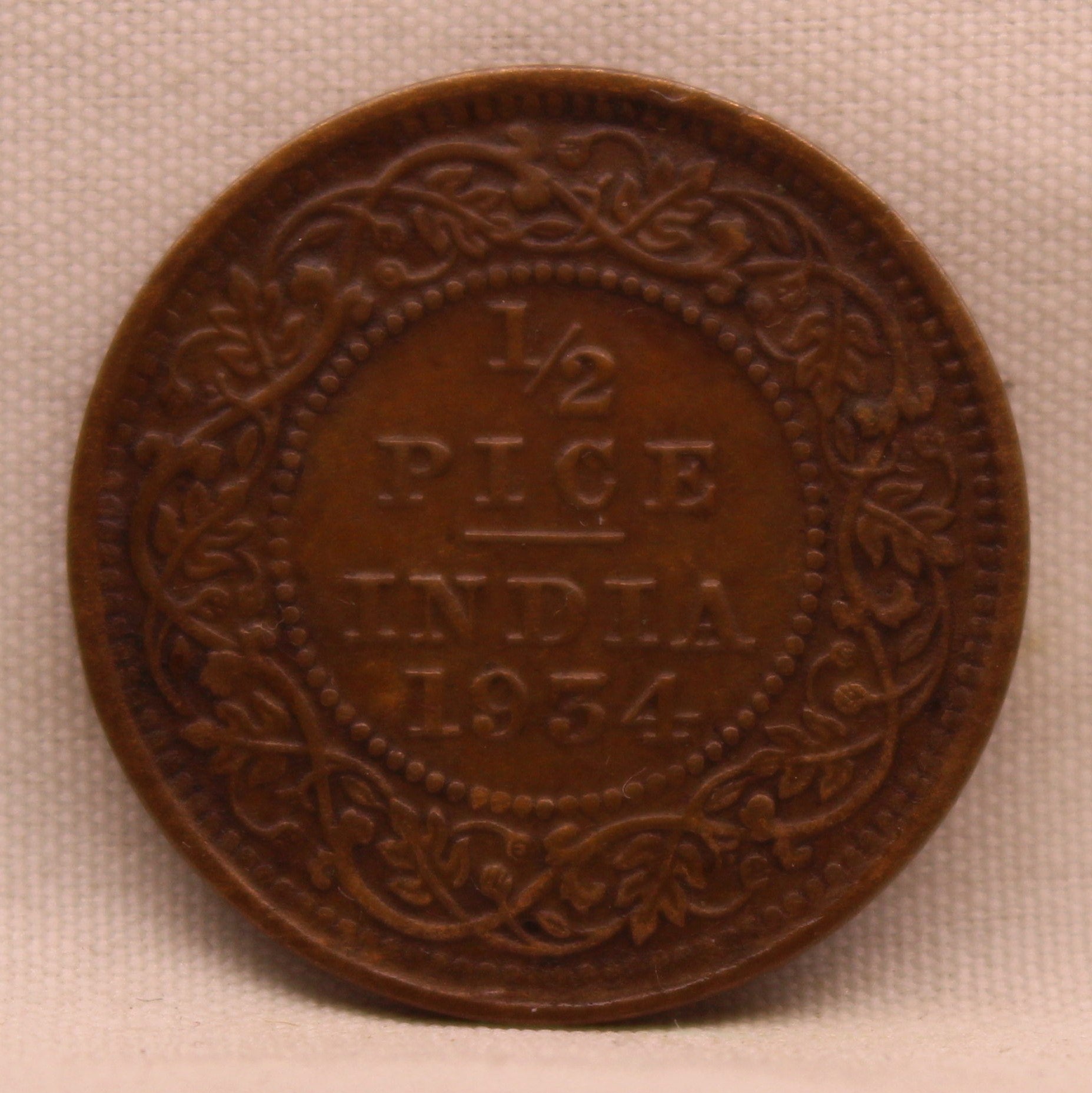 Half Pice 1934 George V Bronze coins