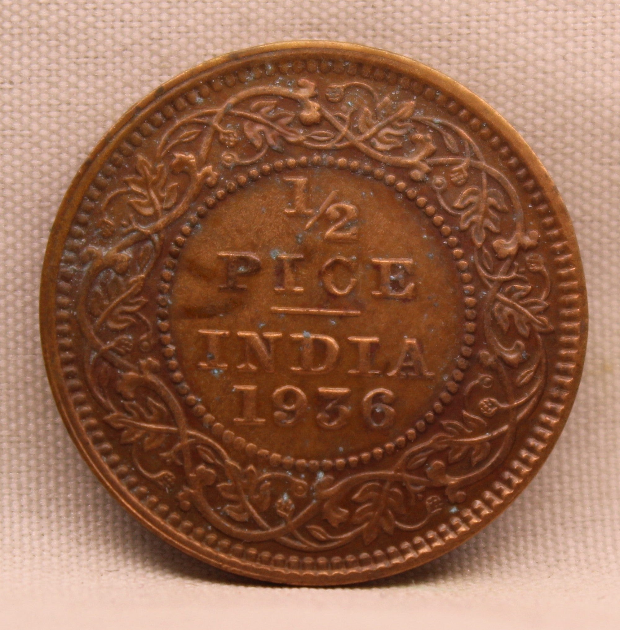 Half Pice 1936 George V Bronze coins