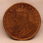 Quarter Anna Coin of King George V of Calcutta Mint of 1930 Bronze