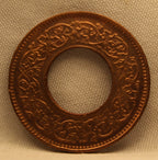 1 Pice Coin of King George VI of Bombay Mint of 1943 Bronze