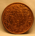 Quarter Anna 1940 George VI Copper coins