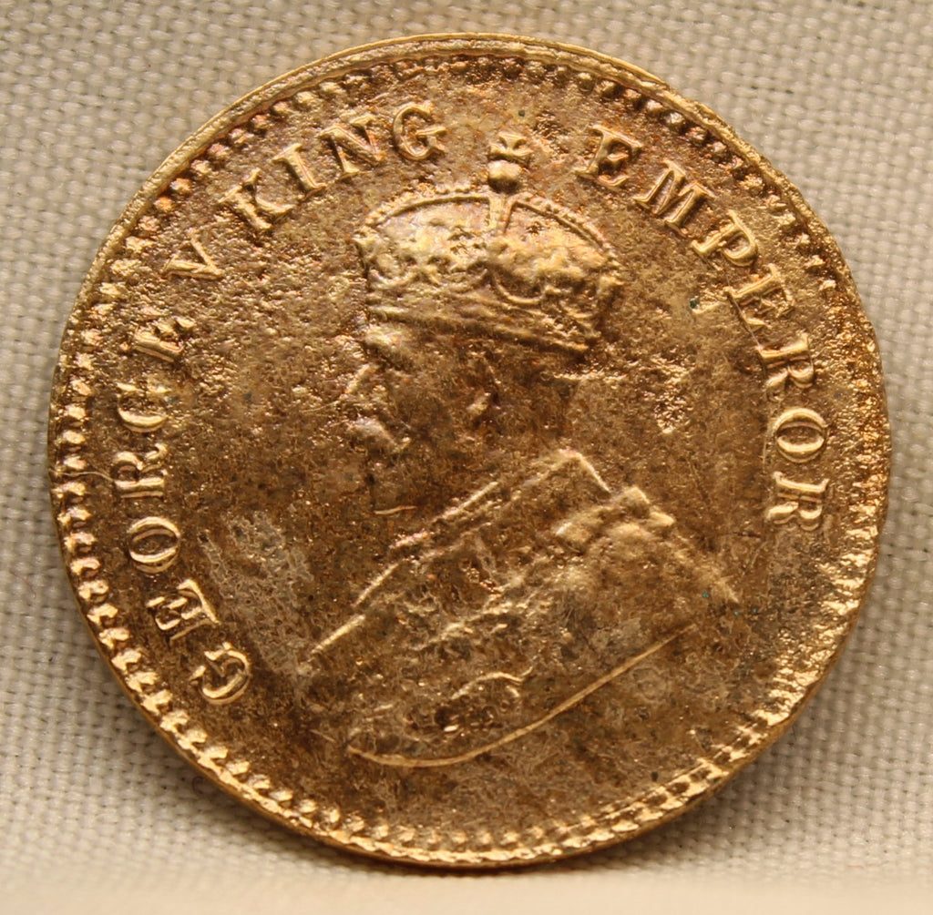 1\12 Anna 1912 George V Bronze coins