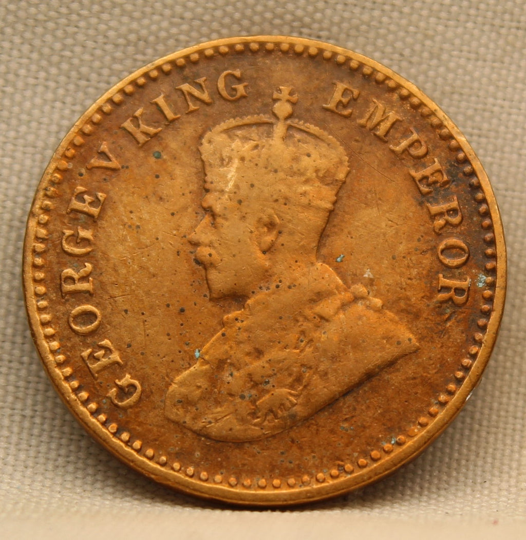 1\12 Anna 1915 George V Bronze coins