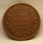 1\12 Anna 1936 George V Bronze coins