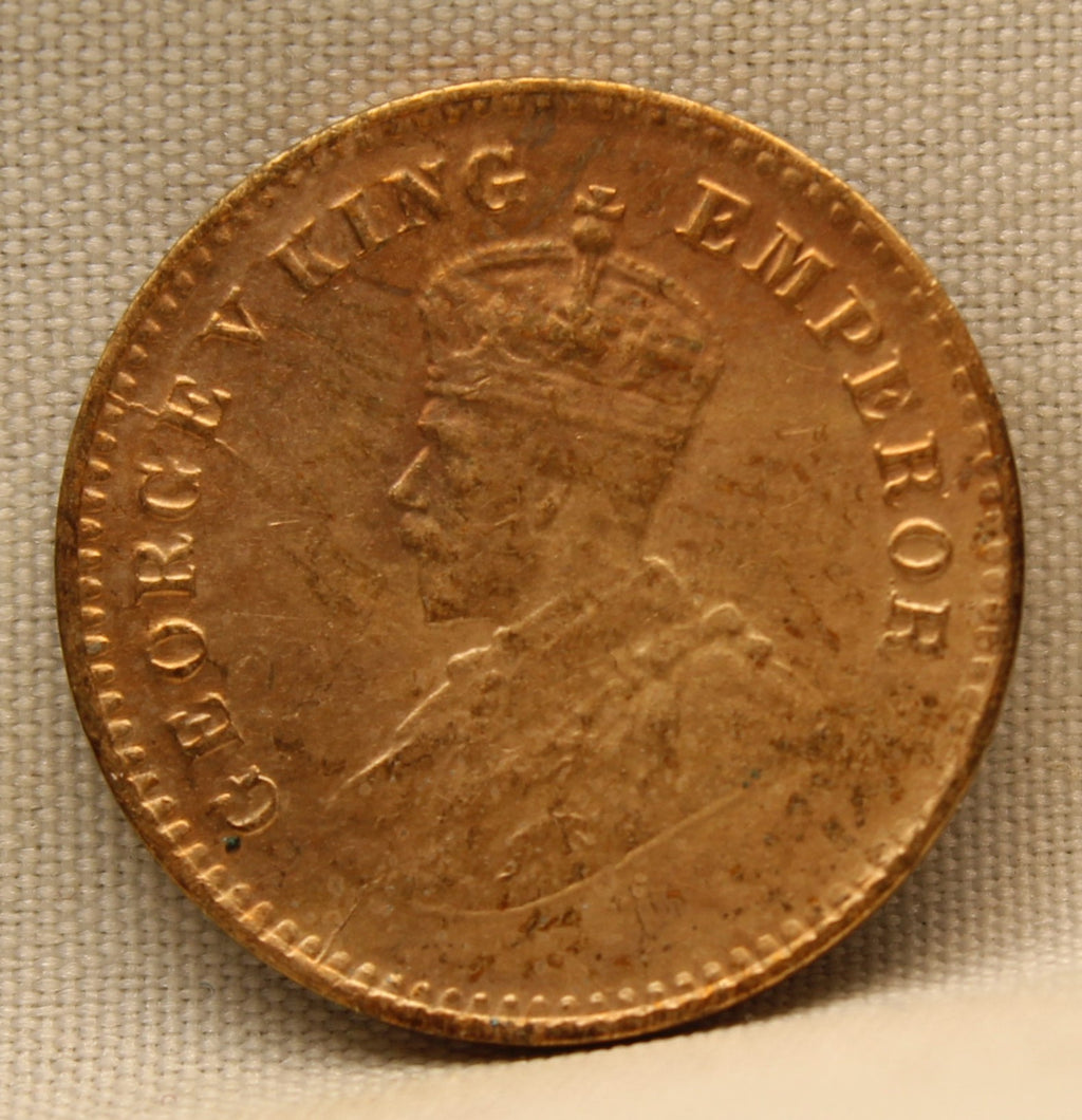 1\12 Anna 1920 George V Bronze coins
