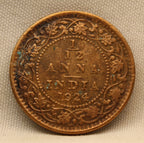 1\12 Anna 1924 George V Bronze coins