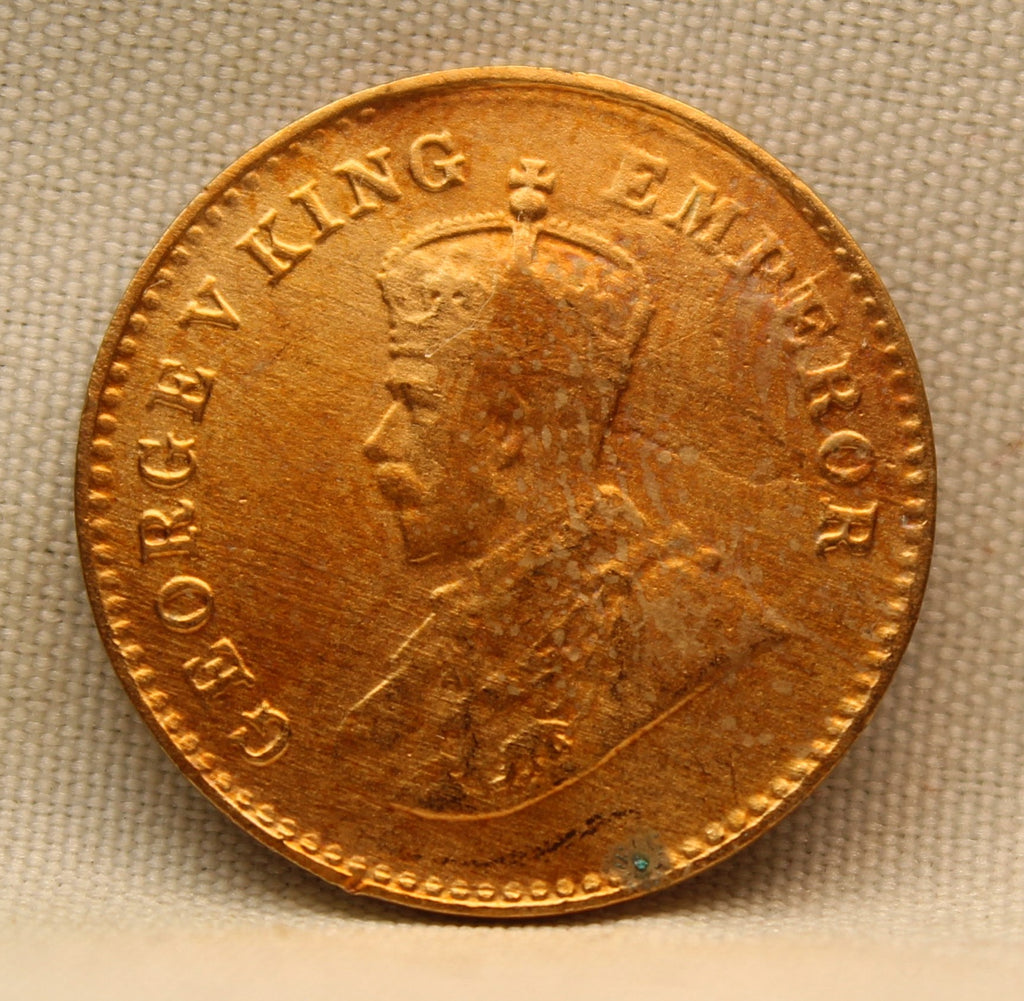 1\12 Anna 1925 George V Bronze coins