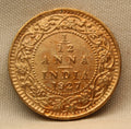 1\12 Anna 1927 George V Bronze coins