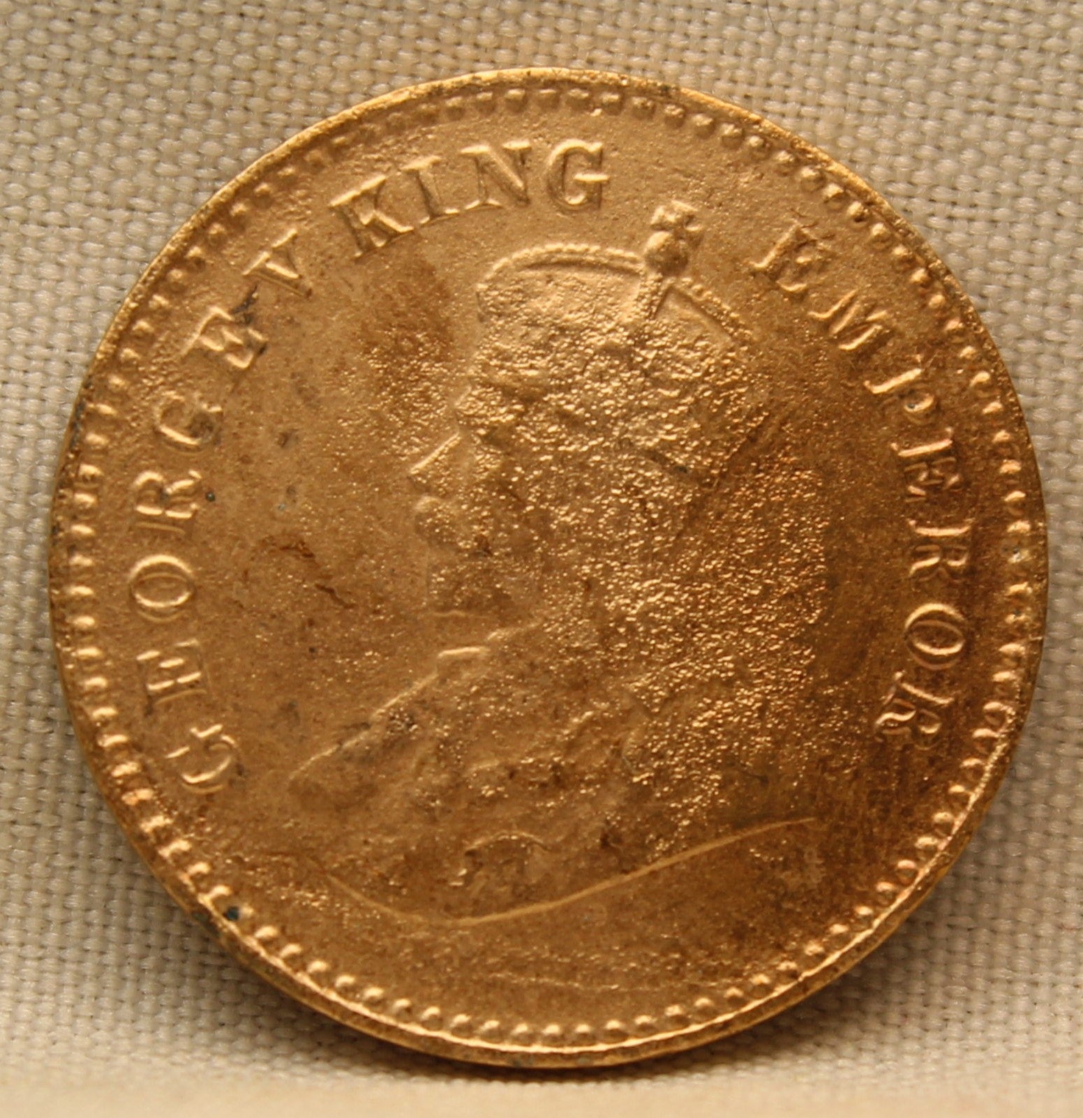 1\12 Anna 1931 George V Bronze coins