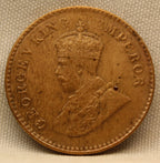 1\12 Anna 1928 George V Bronze coins