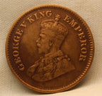 Half Pice 1914 George V Bronze coins