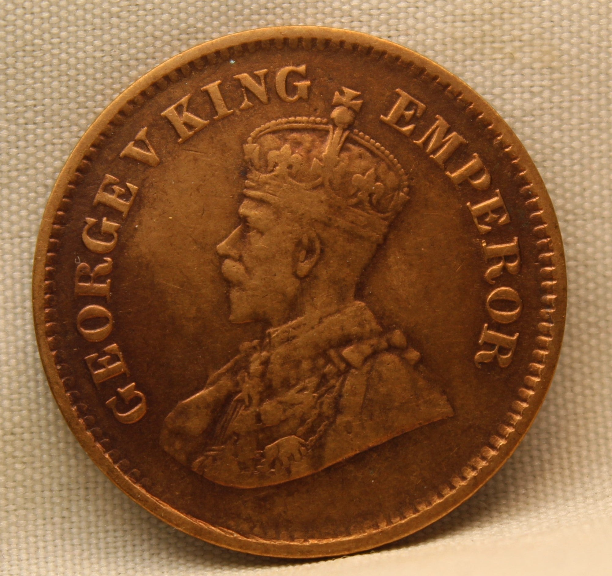 Half Pice 1914 George V Bronze coins