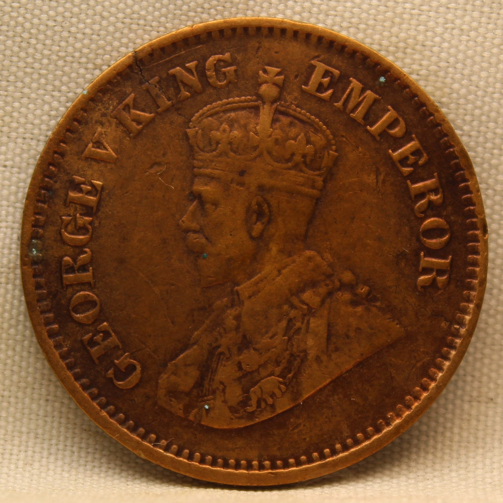 Half Pice 1915 George V Bronze coins