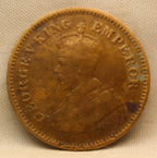Half Pice 1916 George V Bronze coins