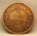 Half Pice 1917 George V Bronze coins