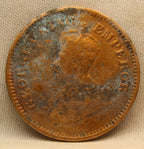 Half Pice 1918 George V Bronze coins