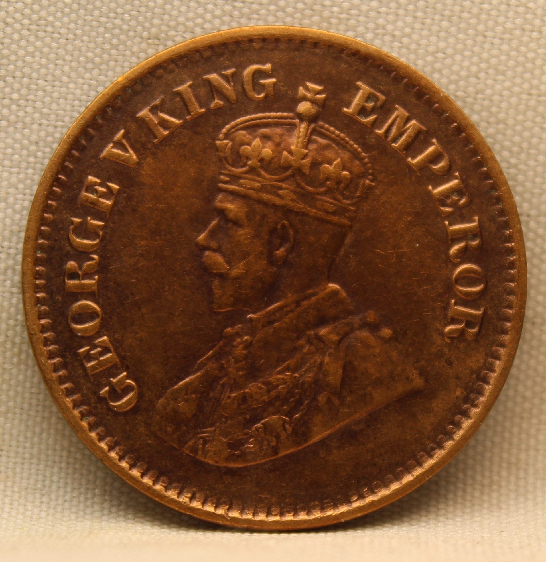 Half Pice 1919 George V Bronze coins