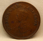Half Pice 1920 George V Bronze coins