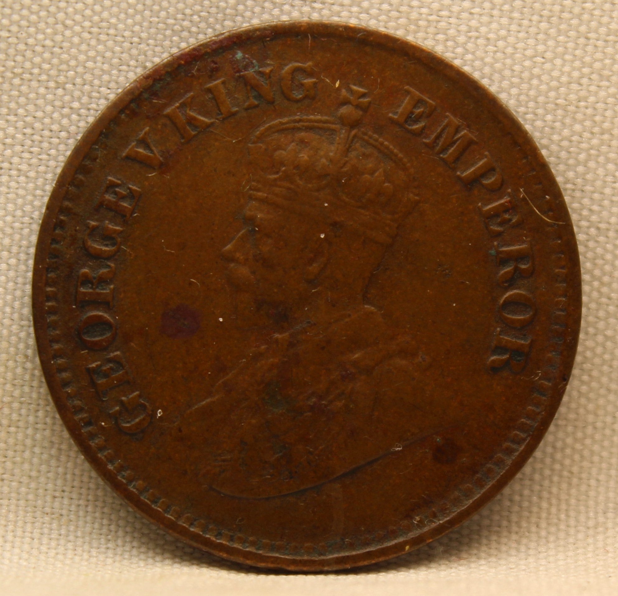 Half Pice 1920 George V Bronze coins
