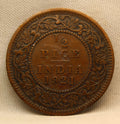 Half Pice 1921 George V Bronze coins