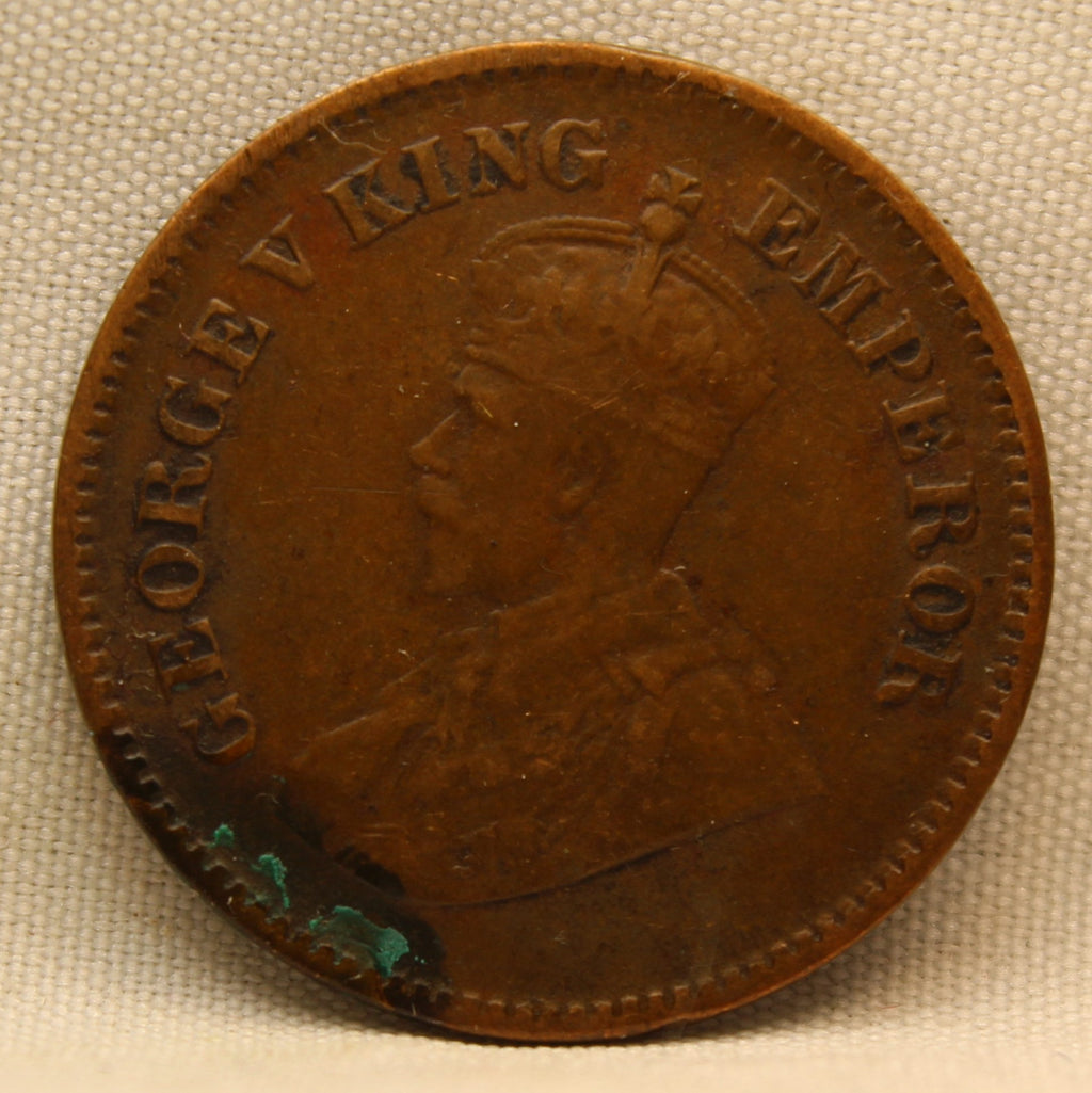 Half Pice 1921 George V Bronze coins